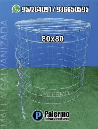 jaulas redondas para gallos